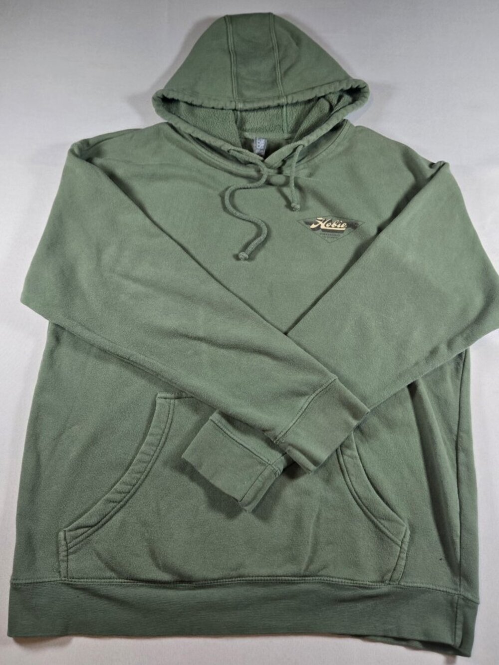 Hobie Surfboards California Hoodie Mens XL Green Pullover Surf Skate Logo